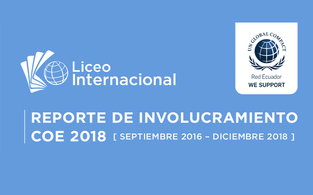 Reporte Involucramiento Pacto Global ONU 2016-2018