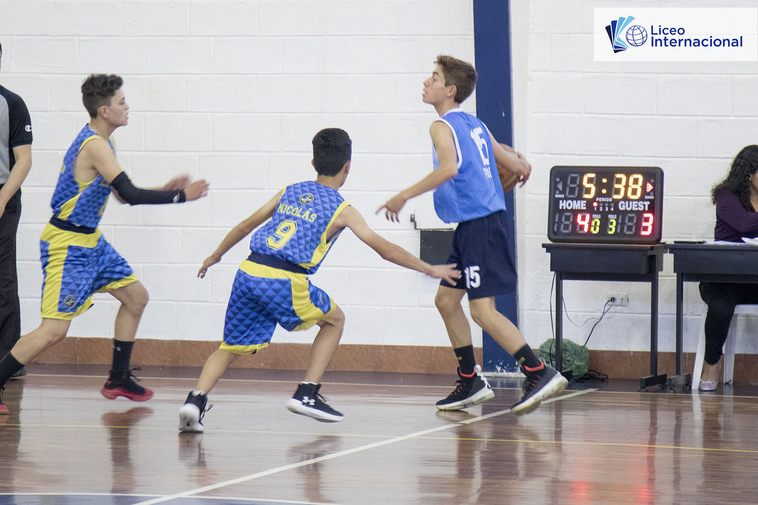 Campeones de Baloncesto Sub 16 Liceo Internacional